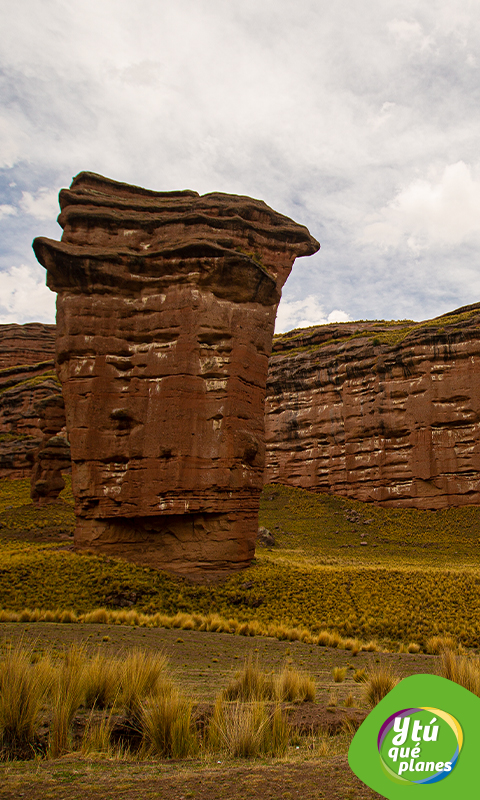 Bosque de piedras del Cañón de Tinajani en el distrito de Ayaviri